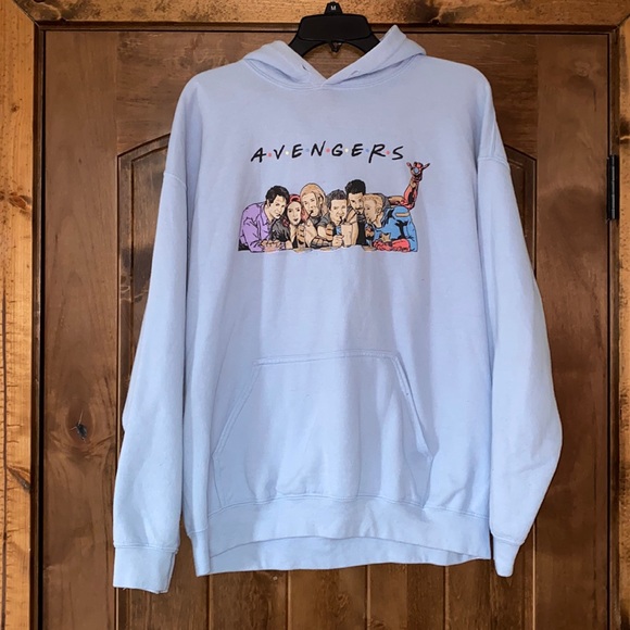 Avengers Friends Theme Hoodie - Picture 1 of 3